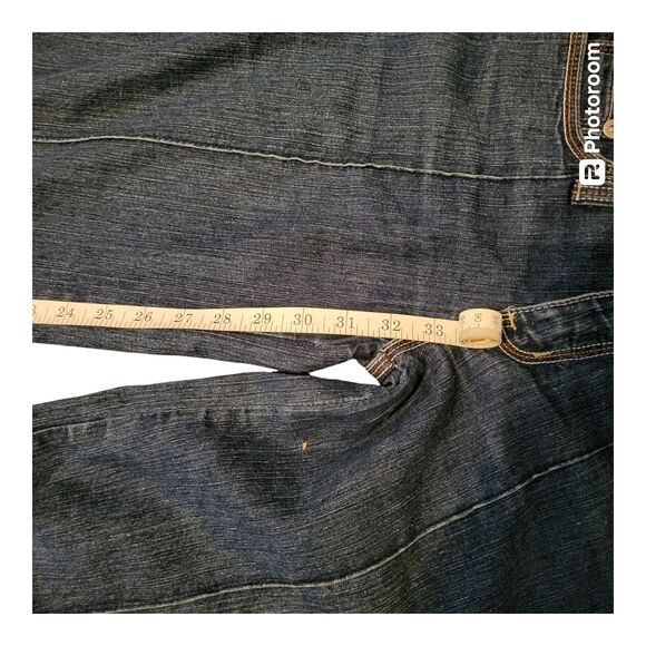 Women's Sizzle Flare Leg Bell Bottom Low Waist Jeans Size 3 Embellishments - Picture 7 of 10
